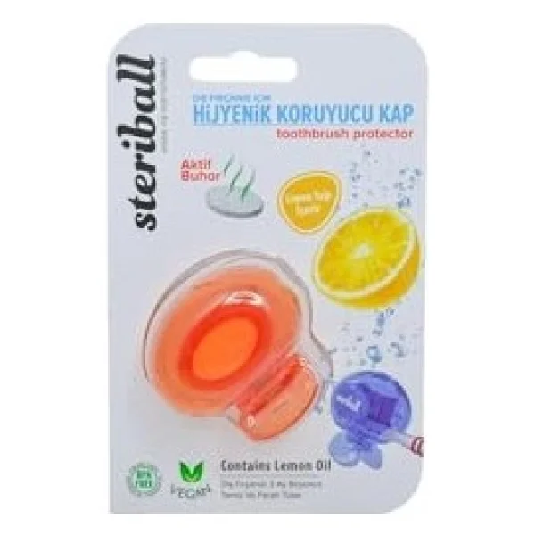 Steriball Diş Fırçası Koruma Kabı - Limon Kokulu Yetişkin - Görsel 3