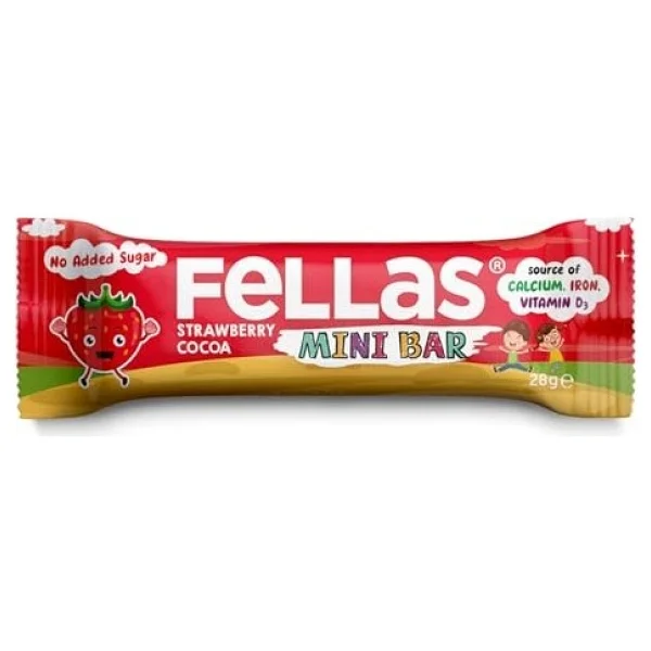 Fellas Kids Çilekli Ve Kakaolu 28 Gr 12'li Paket Meyve Barı - Görsel 4