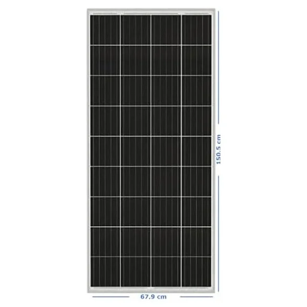 Lexron 220 W Monokristal Güneş Paneli - Görsel 3
