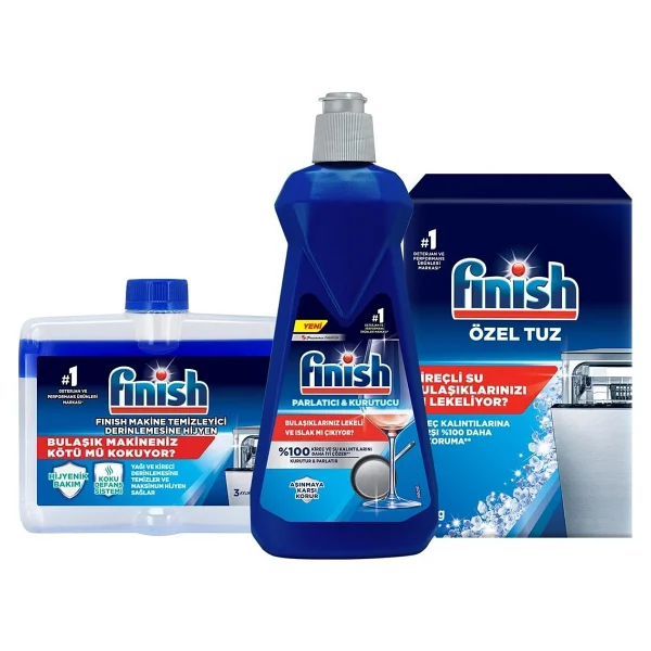 Finish Parlatıcı 400 Ml + Temizleyici 250 Ml + Tuz 500 Gr - Görsel 6