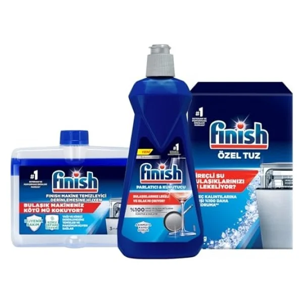 Finish Parlatıcı 400 Ml + Temizleyici 250 Ml + Tuz 500 Gr - Görsel 2