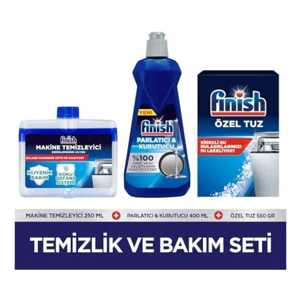 Finish Parlatıcı 400 Ml + Temizleyici 250 Ml + Tuz 500 Gr - Görsel 3