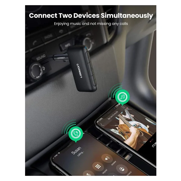 Ugreen Bluetooth 5.0 Kablosuz Müzik Alıcı Audio Receiver - Görsel 4
