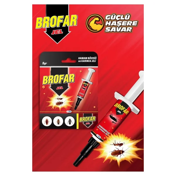Brofar Hamam Böceği Ve Karınca Jeli 5 Gr - Görsel 2