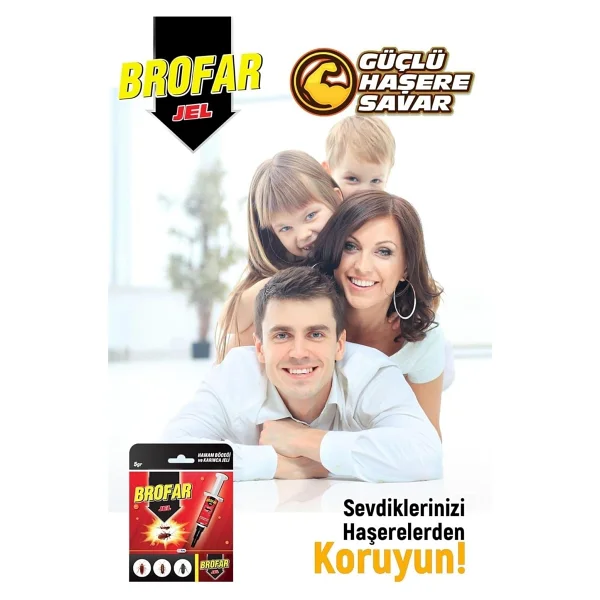 Brofar Hamam Böceği Ve Karınca Jeli 5 Gr - Görsel 4
