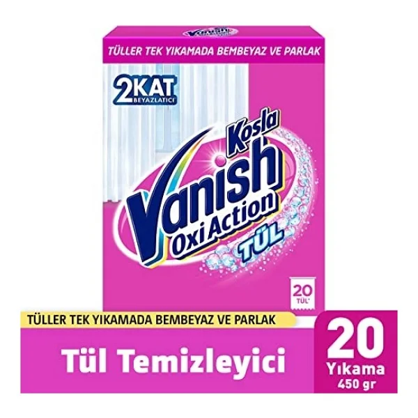 Vanish 450 Gr Toz + 450 Ml Parlatıcı Tül Beyazlatıcı - Görsel 4