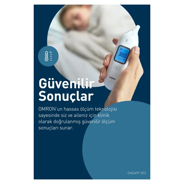 Omron Gentle Temp 533 Kulaktan Dijital Ateş Ölçer - Görsel 6