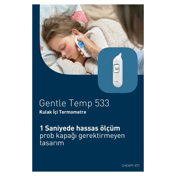 Omron Gentle Temp 533 Kulaktan Dijital Ateş Ölçer - Görsel 7