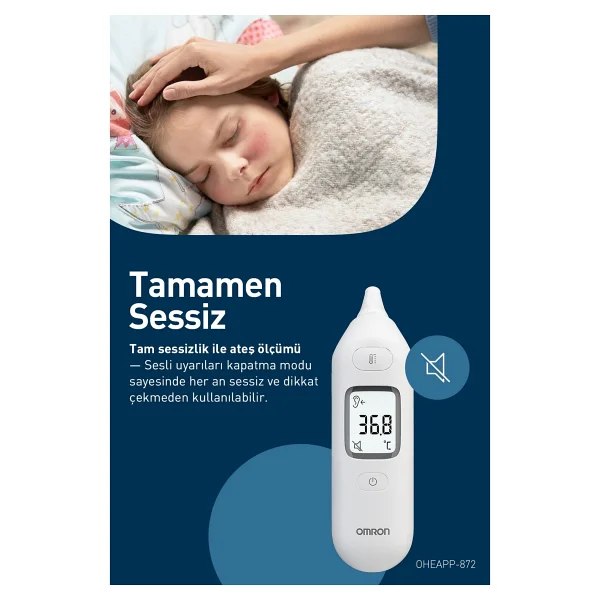 Omron Gentle Temp 533 Kulaktan Dijital Ateş Ölçer - Görsel 8
