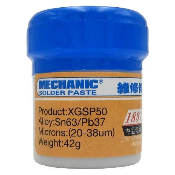 Krem Sıvı Lehim Mechanic Solder Paste 42 Gr Xgsp50 183 Derece - Görsel 2