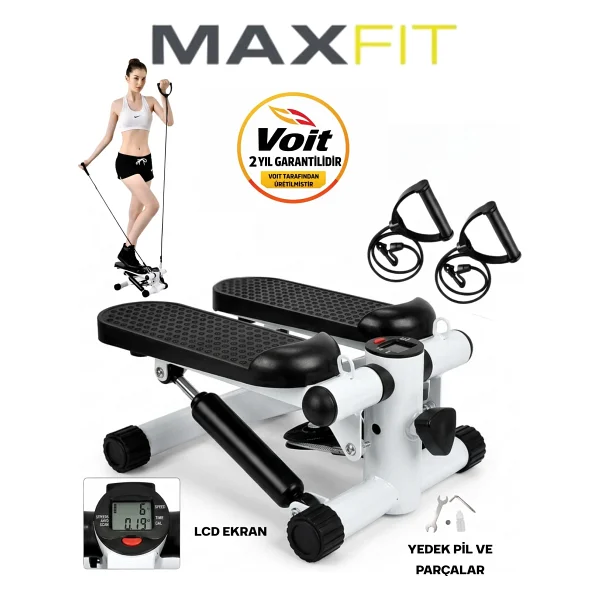 Maxfit Maxfit Multi Stepper Çok Fonksiyonlu Egzersiz Aleti - Siyah - Görsel 7