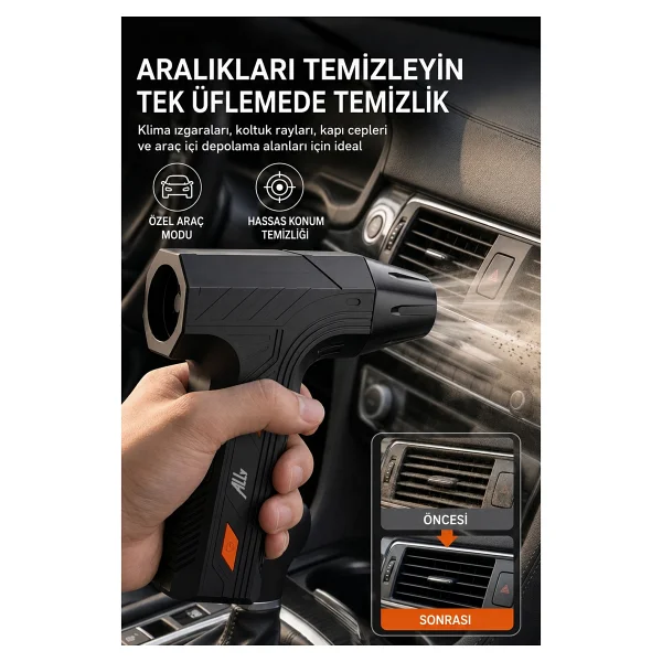 Ally Turboblast Pro Turbo Fan ,Hava Üfleyici 80000rpm - Görsel 3