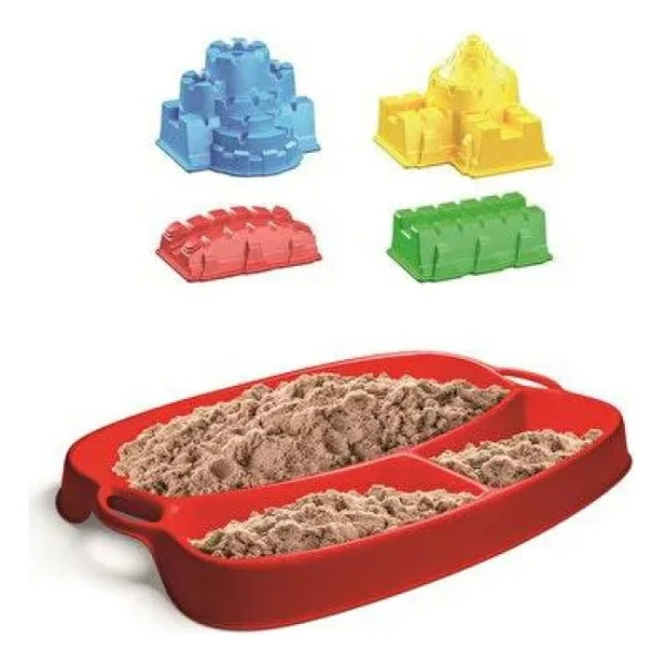Lino Kinetik Kum Seti Kale Temalı (350gr Kum + Tepsi + 4 Kalıp) Ln-551 - Görsel 2