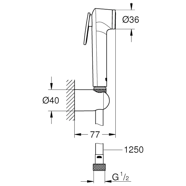 Grohe Vitalio Trigger Spray Seti - Görsel 7