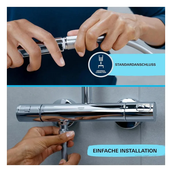 Grohe Vitalio Comfort 110 26397001 Krom Duş Başlığı - Görsel 8