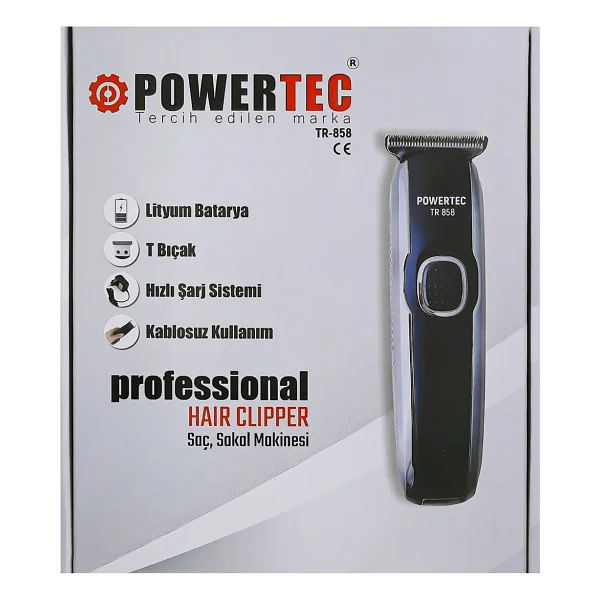 Powertec Tr-858 Profesyonel Sakal Ve Saç Kesme Makinesi - Görsel 5