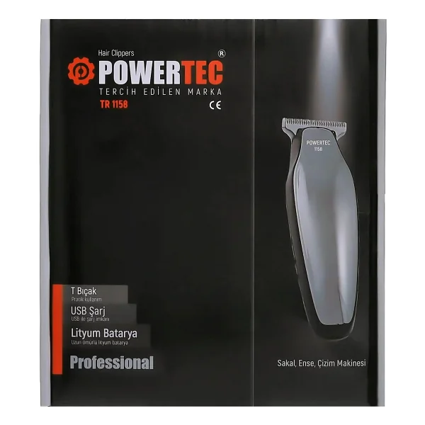Powertec Tr-1158 Sakal Ve Saç Kesme Makinesi - Görsel 6