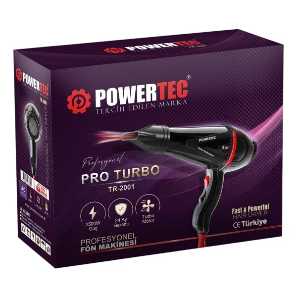 Powertec Tr-2001 2500 W Saç Kurutma Makinesi - Görsel 6