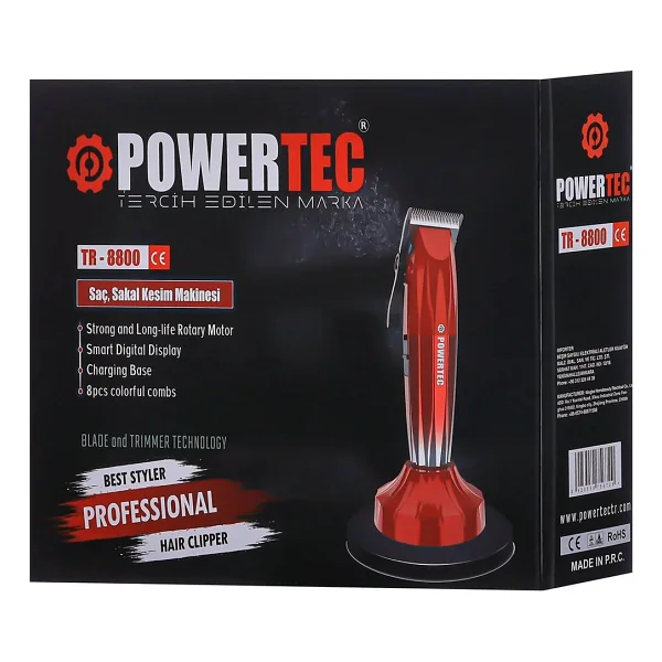 Powertec Tr-8800 Sakal Ve Saç Kesme Makinesi - Görsel 7