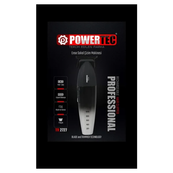 Powertec TR-2727 Saç ve Sakal Makinesi - Görsel 2