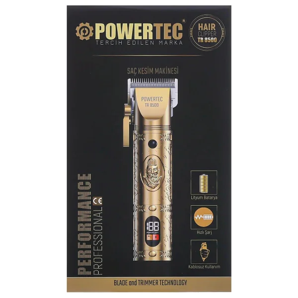 Powertec Tr-8500 Sakal Ve Saç Kesme Makinesi - Görsel 6