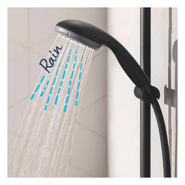 Grohe Vitalio Start 100 279462430 Mat Siyah Duş Başlığı - Görsel 3
