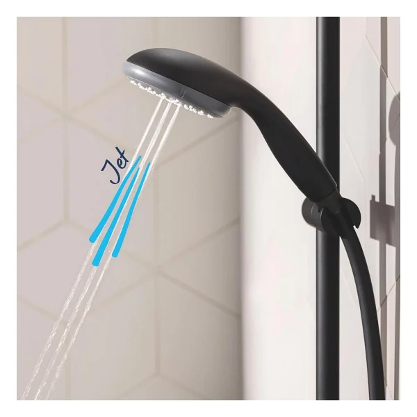 Grohe Vitalio Start 100 279462430 Mat Siyah Duş Başlığı - Görsel 4