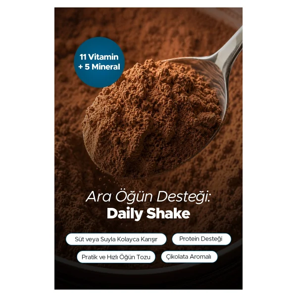 Momordica Daily Shake Ara Öğün Tozu - 200 Gr (Kakao Tozu, Protein, Inülin, 9 Vitamin, 5 Mineral) - Görsel 2