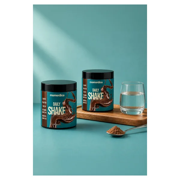 Momordica Daily Shake Ara Öğün Tozu - 200 Gr (Kakao Tozu, Protein, Inülin, 9 Vitamin, 5 Mineral) - Görsel 3
