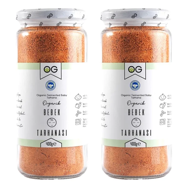 Og Natural 2'li Organik Bebek Tarhanası +6 Ay - Görsel 4