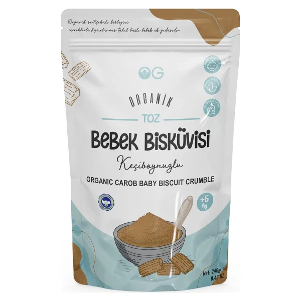 Og Natural Keçiboynuzlu Toz Bebek Bisküvisi 240 Gr - Görsel 4
