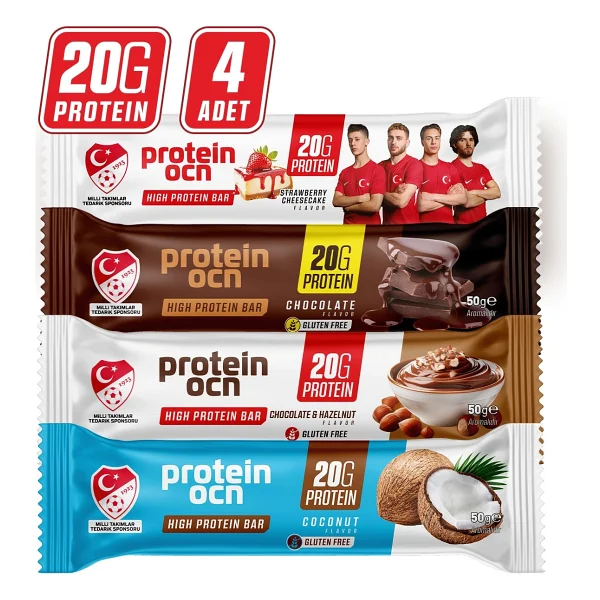 Proteinocean Protein Bar - Karma Kutu - 50g X 4 Adet - Görsel 2
