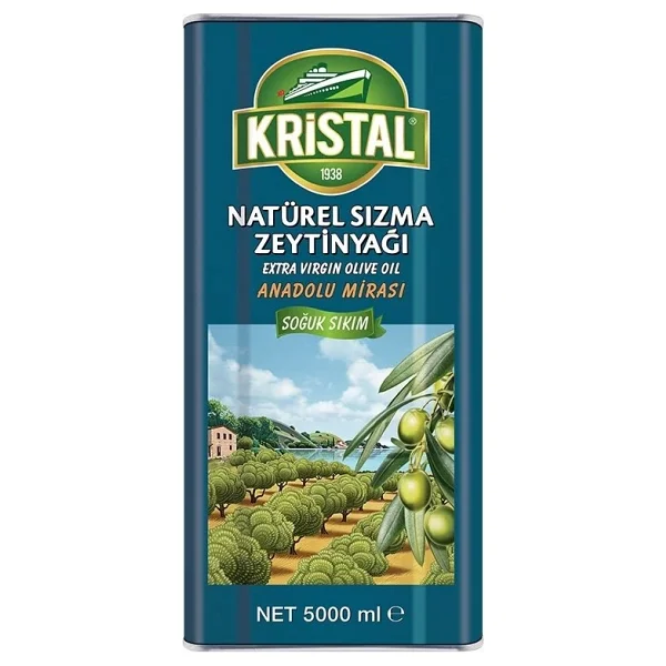 Kristal Anadolu Mirası Natürel Sızma Zeytinyağı 5 Lt - Görsel 5