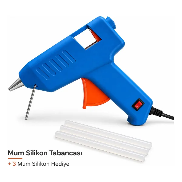 Mum Silikon Tabancası, 60 Watt - Görsel 2