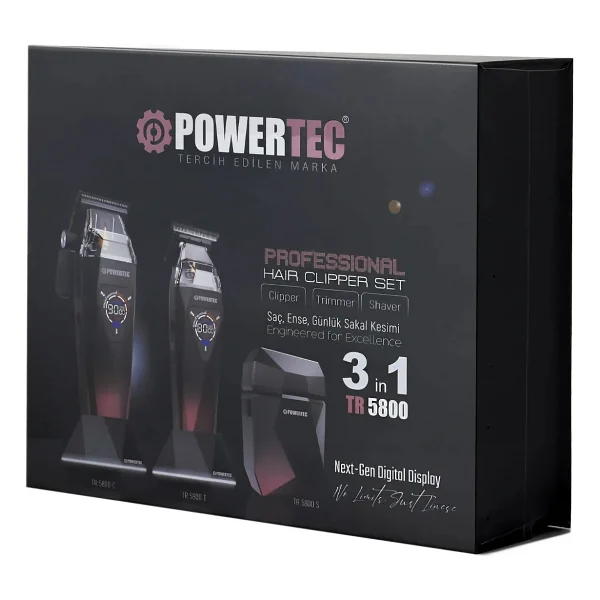 Powertec Tr-5800 3in1 Erkek Bakım Seti - Görsel 7
