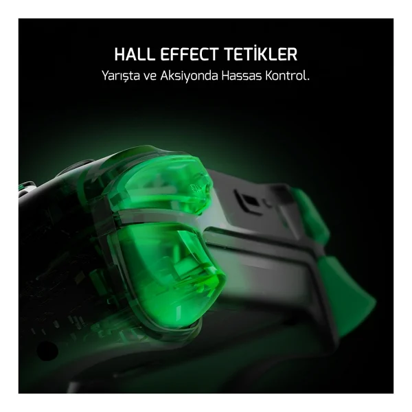 Gamepower Vitrus Hall Effect Joystickli Kablosuz Siyah Gamepad (2.4g/Bluetooth) (PC Uyumlu) - Görsel 4