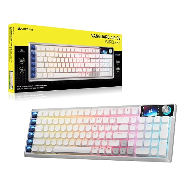 Corsair Vanguard Air 99 Wireless RGB %99 Opx Low Profile Switch Kablolu/Kablosuz Mekanik Oyuncu Klavyesi - Görsel 2