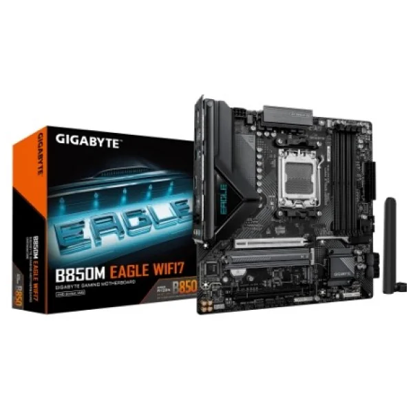Gigabyte B850m Eagle Wıfı7 AMD Am5 DDR5 Micro Atx Anakart - Görsel 5