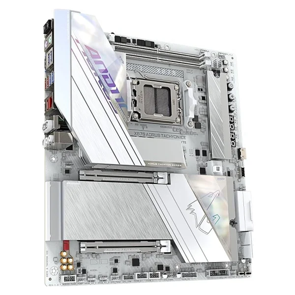 Gigabyte X870 Aorus Tachyon Ice Wi-Fi AMD Am5 DDR5 E-Atx Anakart - Görsel 3