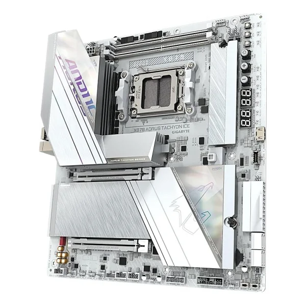 Gigabyte X870 Aorus Tachyon Ice Wi-Fi AMD Am5 DDR5 E-Atx Anakart - Görsel 4