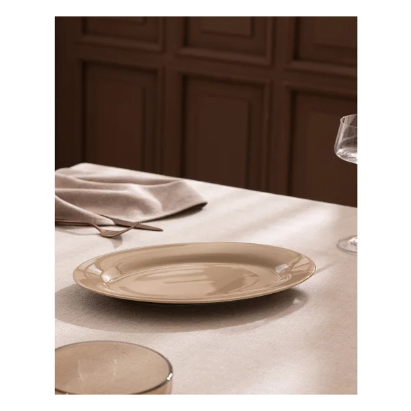 Madame Coco Cielo Kayık Tabak - Bej - 30 Cm - 30cm - Görsel 2