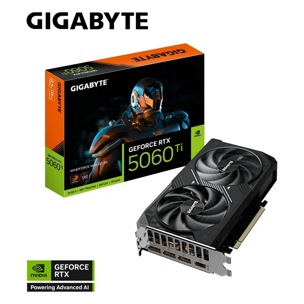 Gigabyte RTX 5060 Tı Windforce Max Oc 8g Gv-N506twf2max Oc-8gd 128 Bit Gddr7 8 GB Ekran Kartı - Görsel 6