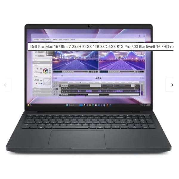 Dell Promax 16 Nbw Mc16250_2 U7-255h 32gb(2x16gb) 1tb SSD 6gb RTX Pro500 Blackwell W11p 3 Yıl Yerinde Garanti - Görsel 2