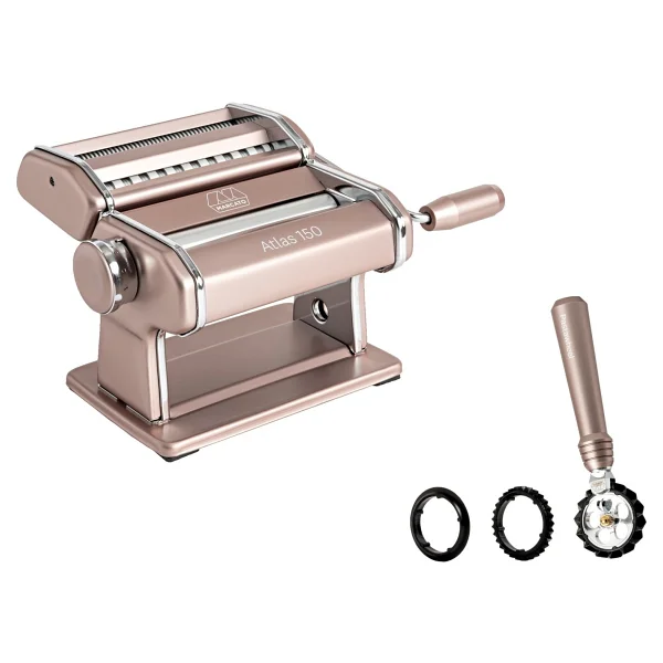 Marcato Atlas 150 Pastel Pembe Makarna Makinesi + Pastawheel - Görsel 2