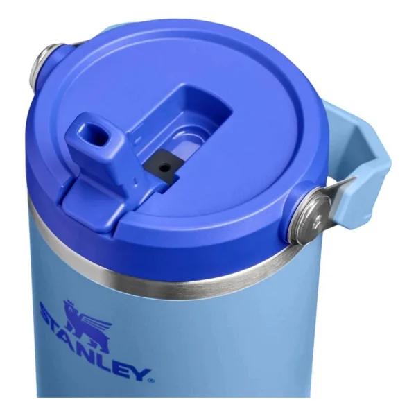 Stanley The Iceflow Flip Straw Azur Mavisi 0.89 Lt Pipetli Termos Bardak - Görsel 3