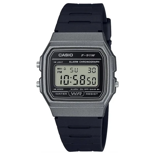 Casio Standart F-91wm-1bdf Siyah-Füme Erkek Kol Saati - Görsel 2