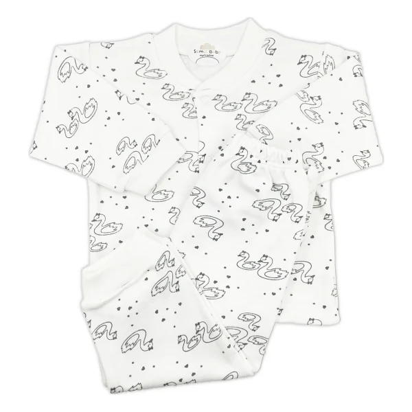 Sema Baby Sevimli Kuğu Bebek Pijama Takımı - Görsel 3
