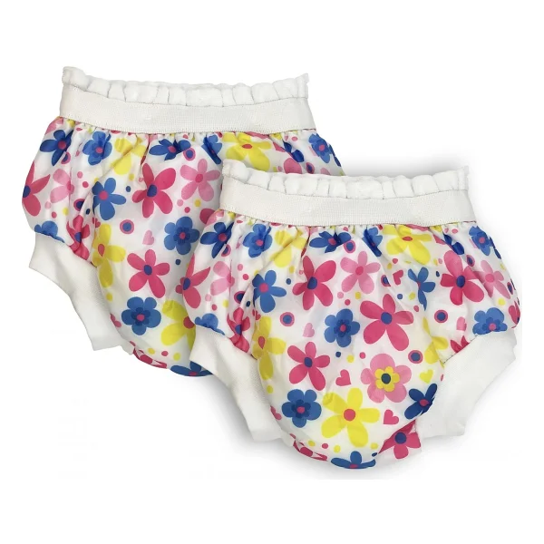 Sema Baby Flowers Desenli 2'li No:1 10-15 Kg Lüks Alıştırma Külodu - Görsel 2