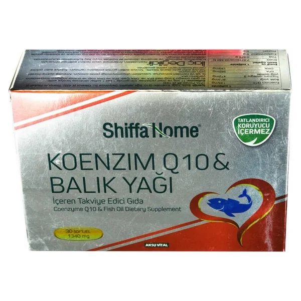 Shiffa Home Koenzim Q10 & Balık Yağı Yumuşak Jel 1340 Mg X 30 - Görsel 2
