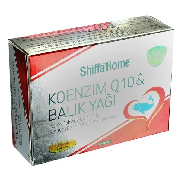 Shiffa Home Koenzim Q10 & Balık Yağı Yumuşak Jel 1340 Mg X 30 - Görsel 4